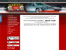 Tablet Screenshot of max-car.pl