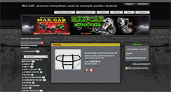 Desktop Screenshot of akcesoria-motocyklowe.max-car.pl